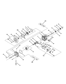 Hydraulic Pump Left Hand Diagram and Parts List for M60-KH (53CH8CT6050-27HP)(2011) Cub Cadet Lawn Tractor